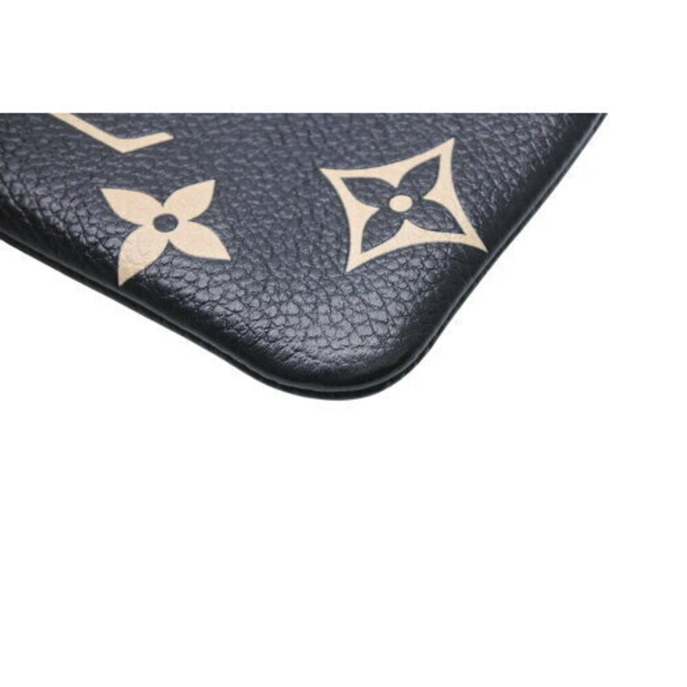 Louis Vuitton Monogram Pochette Noir Black Coin Wallet Case Logo - Picture 3 of 7